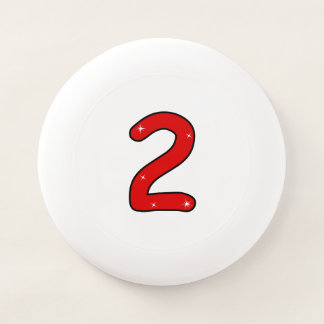 two, 2 years, second, 2 year old, date, number 2, Wham-O frisbee