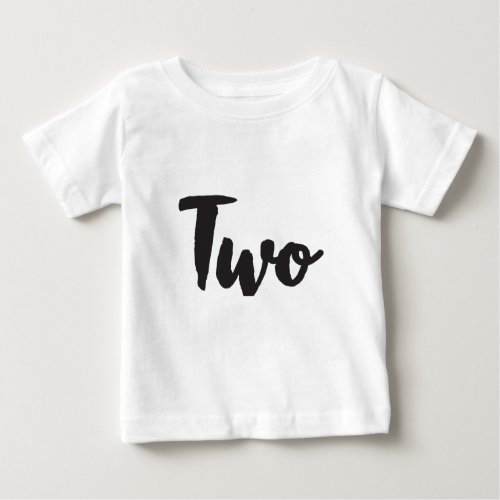 Two 2nd Birthday Second Birthday My 2 year old Baby T_Shirt