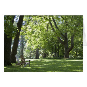 Two Adirondack Chairs Card