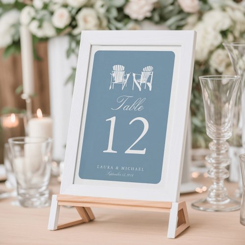 Two Adirondack Chairs  Table Number