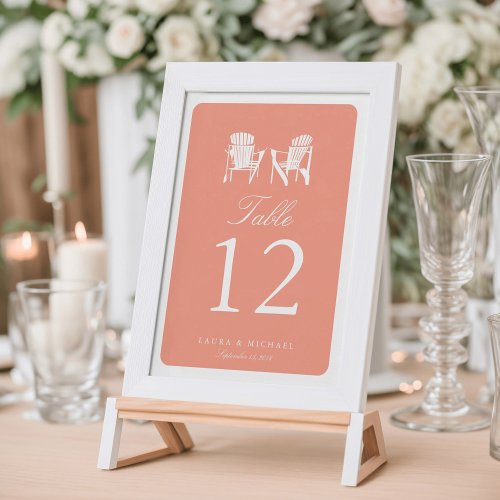 Two Adirondack Chairs  Table Number