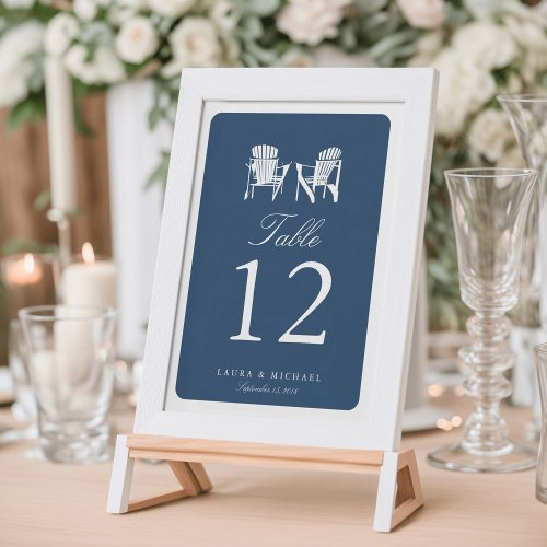 Two Adirondack Chairs  Table Number