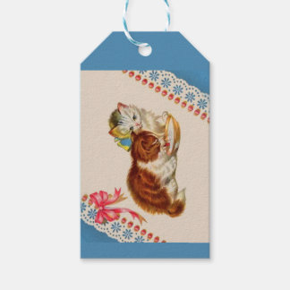 two adorable kittens print gift tags