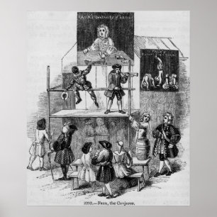 Two Adverts Relating to Faux, the Conjurer Poster