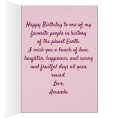 Two Amazing Sakura Flowers. Pink, Blue Background (Inside (Right))