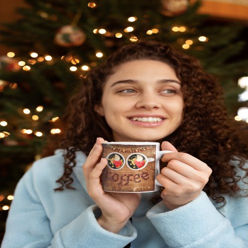 Two Angels and Two Coffee Please Latte Mug