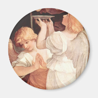 Two Angels, Guido Reni Christian Baroque Fine Art Magnet