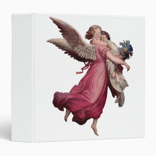 Two Angels in Flight 3 Ring Binder