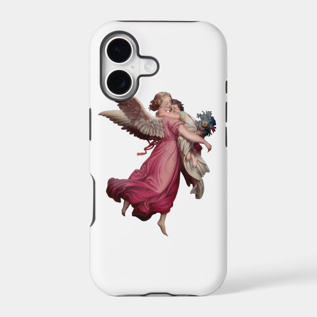 Two Angels in Flight Iphone Case (Back)