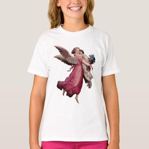 Two Angels in Flight T_Shirt