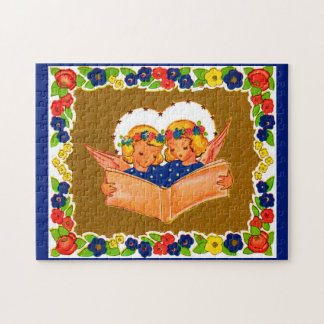 two angels singing jigsaw puzzle