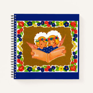 two angels singing notebook