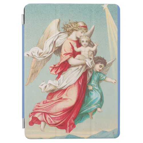 Two angels wear a small child iPad air cover