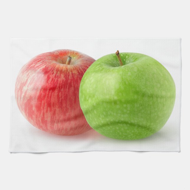 Two apples kitchen towel (Horizontal)