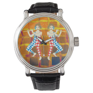 Two artists watch