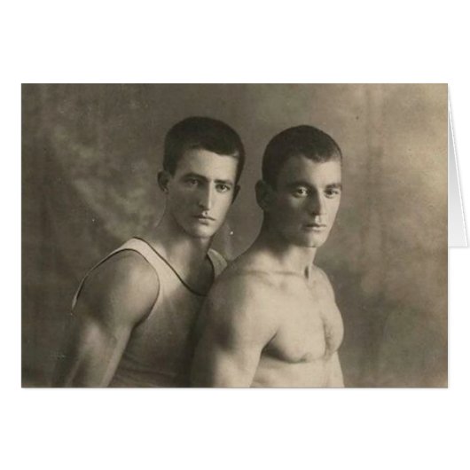 Two Athletes Cards (Front Horizontal)
