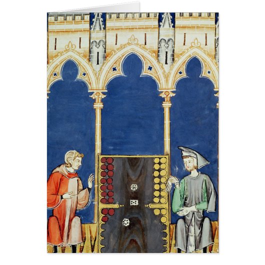 Two Backgammon Players (Front)