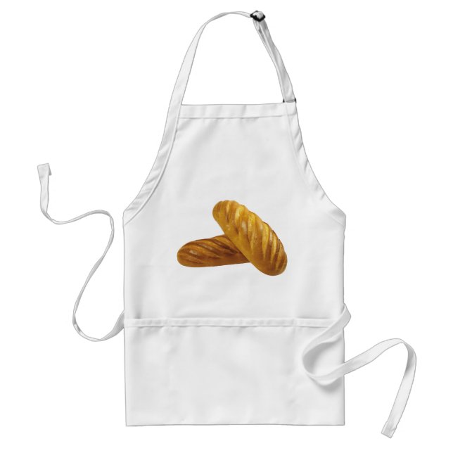 Two Baguettes Adult Apron (Front)