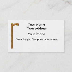 Two Ball Cane Business Card