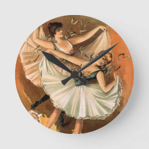 "Two Ballerinas" clock