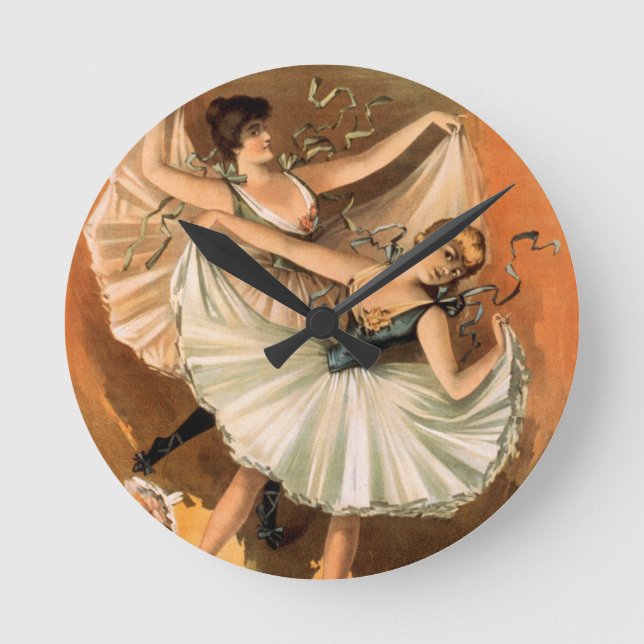 "Two Ballerinas" clock (Front)