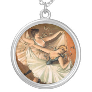 Two Ballerinas necklace