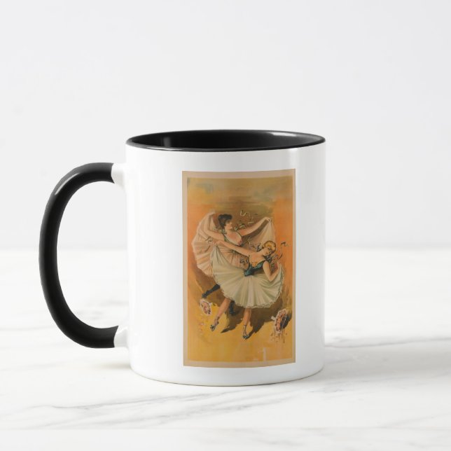 Two Ballerinas Theatrical Poster Mug (Left)