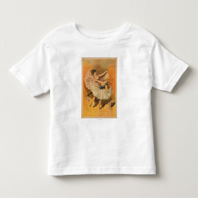 Two Ballerinas Theatrical Poster Toddler T-shirt (Front)