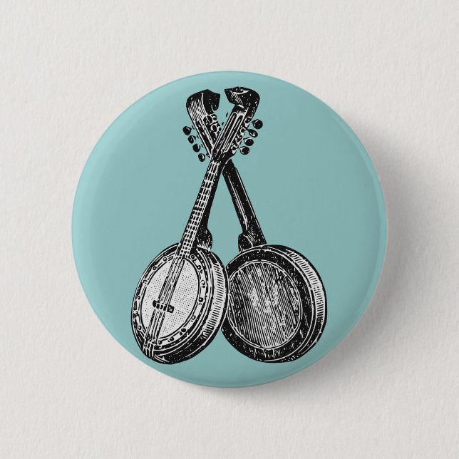 Two Banjos Button (Front)