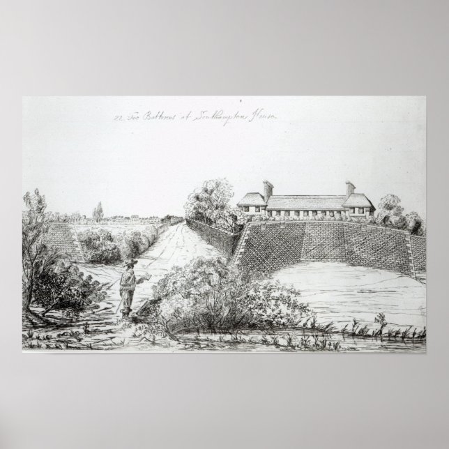 Two Batteries at Southampton House Poster (Front)