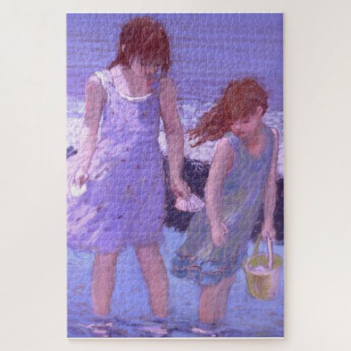 Two Beach Girls Jigsaw Puzzle