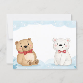 Two Bears Postcard
