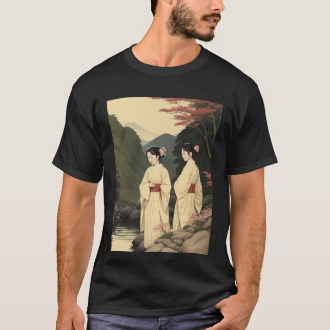 two beauties at a creek T-Shirt (Front)
