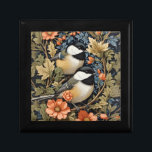 Two Beautiful Black-Capped Chickadees Gift Box<br><div class="desc">Present your gifts with a touch of nature’s elegance using this Two Beautiful Black-Capped Chickadees Gift Box. Adorned with a charming design of two chickadees perched together, this gift box is perfect for making any present feel extra special. Ideal for bird lovers and those who appreciate beautiful packaging.</div>