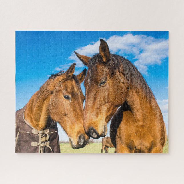 Two Beautiful Horses Jigsaw Puzzle (Horizontal)