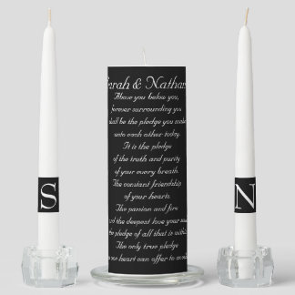 Two Become One WEDDING UNITY CANDLE SET