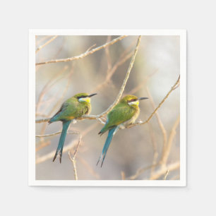 Two Bee-eaters Napkins