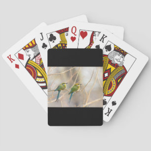 Two Bee-eaters Poker Cards