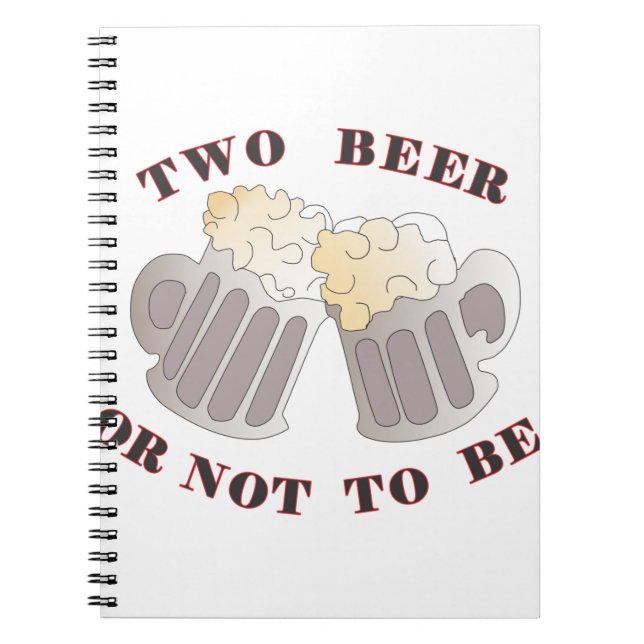two beers notebook (Front)
