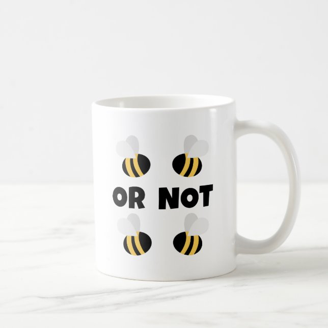 Two Bees Or Not Two Bees Coffee Mug (Right)