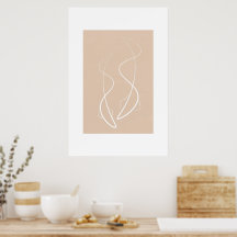 two beige fish abstract minimalistic downloadable