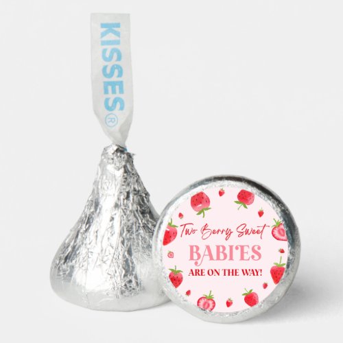 Two Berry Sweet Babies Strawberry Twin Baby Shower Hersheys Kisses