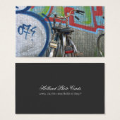 Two Bicycles and a Graffiti Wall Small Photo Card (Front & Back)