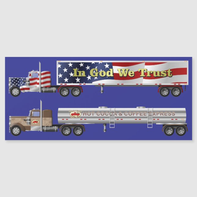 Two Big Rigs magnet (Front)
