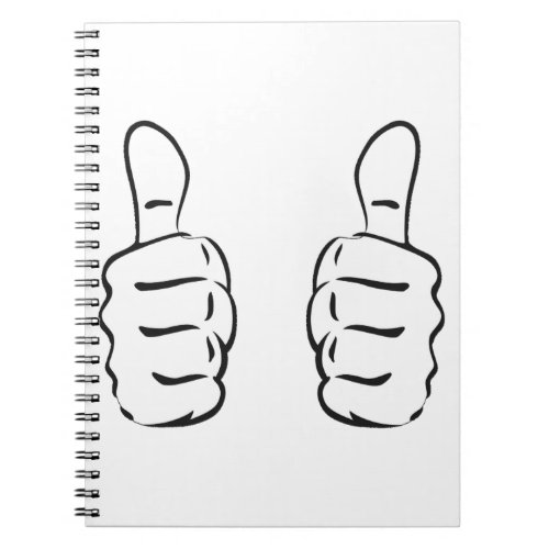 Two Big Thumbs Up Notebook