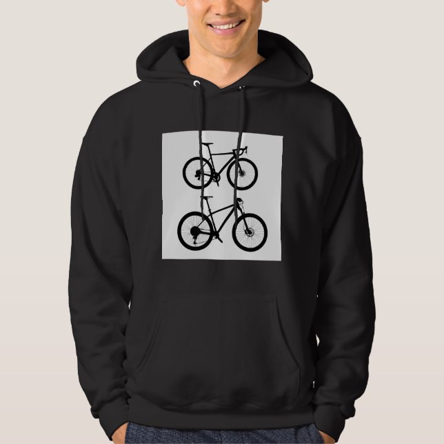 Two bikes   hoodie (Front)
