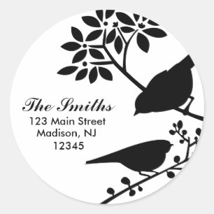 Two Birds Address Labels