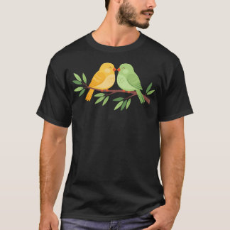 Two Birds On A Branch Bird Watcher Bird Watching T-Shirt