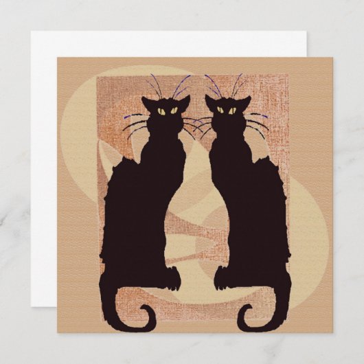 Two Black Cats (Front/Back)