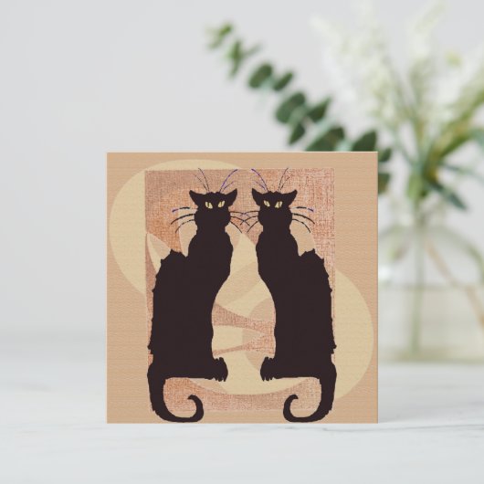 Two Black Cats (Standing Front)